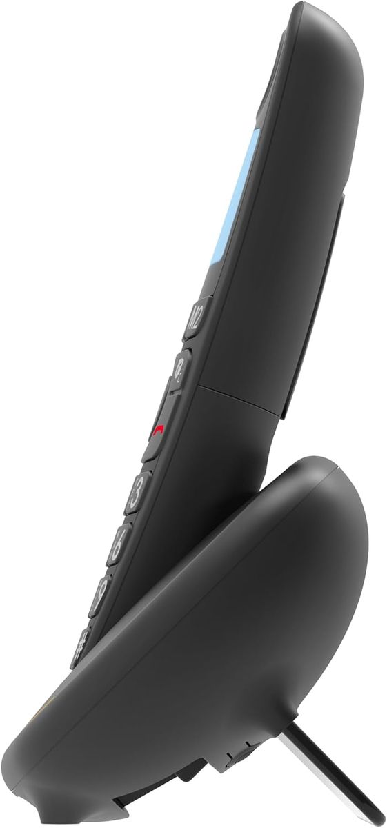 Alcatel XL595 B Schnurlostelefon mit großen Tasten, großes Display und Audio-Boost, Anrufsperre SOLO/OHNE REPONDER XL