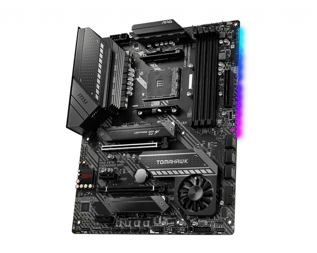 MSI MAG X570 TOMAHAWK WLAN 6 ATX Motherboard Mainboard für AMD Ryzen Sockel AM4
