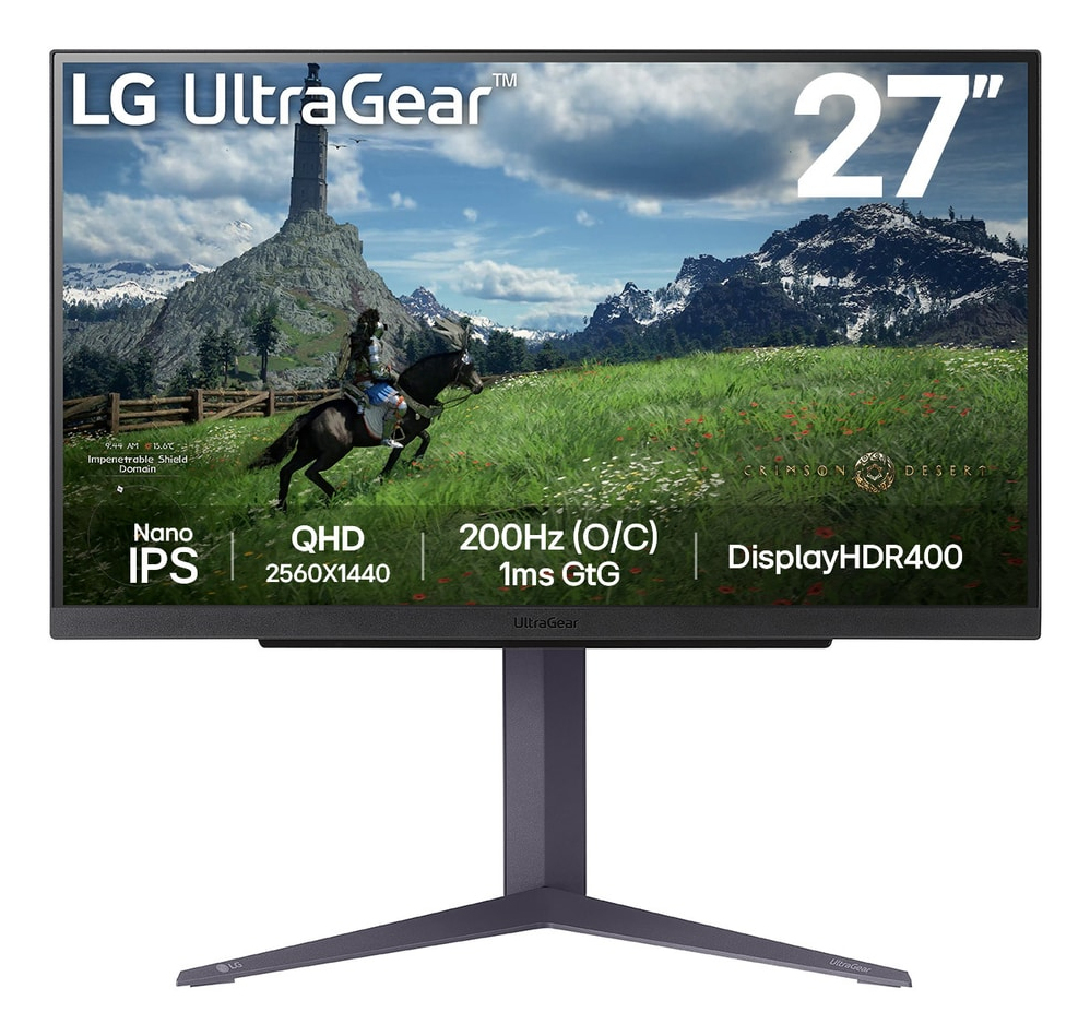 LG 27GS85QX-B Computerbildschirm 68,6 cm (27") 2560 x 1440 Pixel Quad HD LCD Schwarz