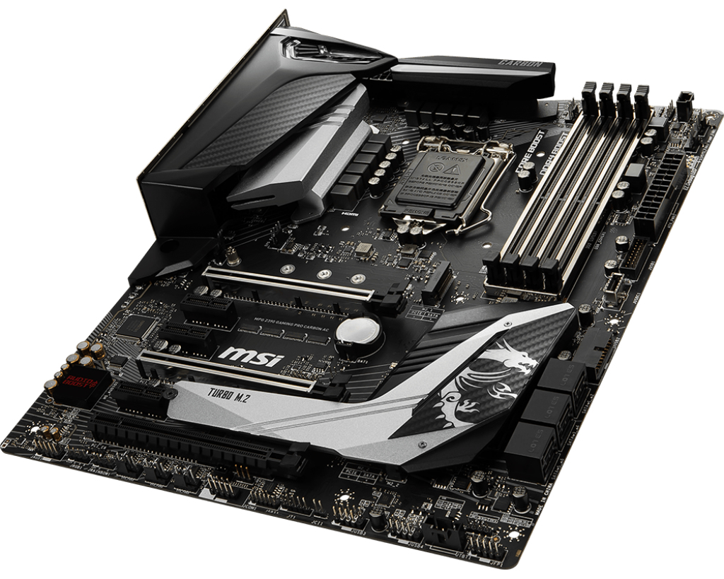 MSI MPG Z390 Gaming PRO Carbon AC Intel Z390 LGA 1151 (Socket H4) ATX
