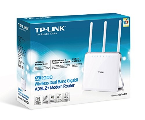 tp-link Archer D9 AC1750 Wireless Dual Band Gigabit ADSL2+ Modem Router Annex A (IT Version)