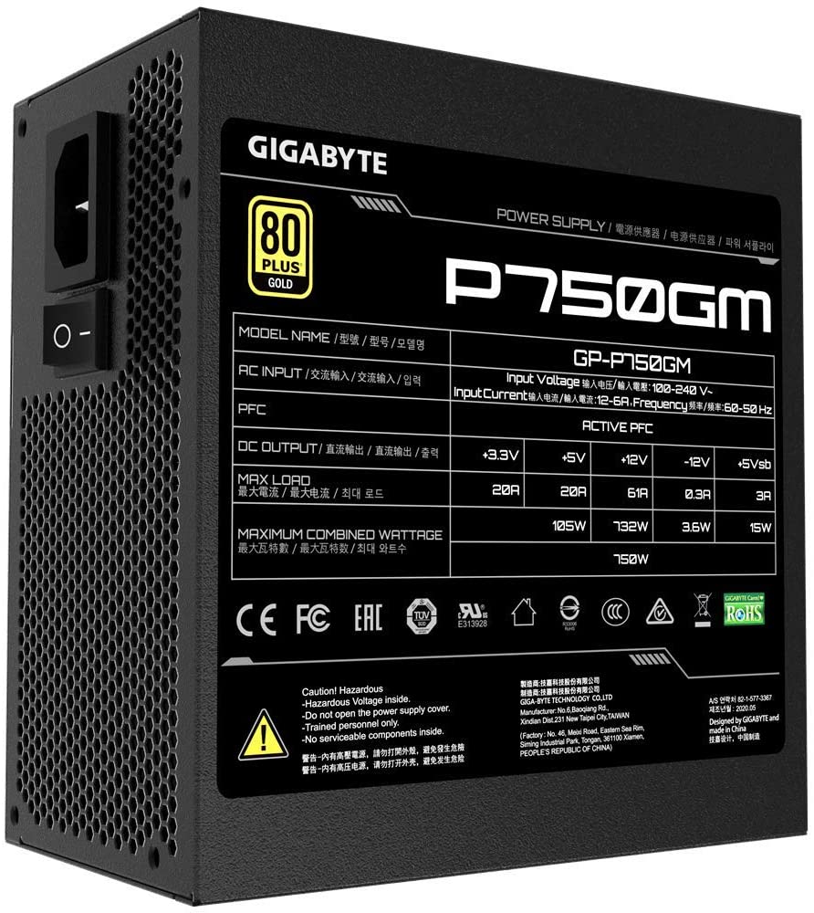 Gigabyte Netzteil 750W P750GM GP-P750GM