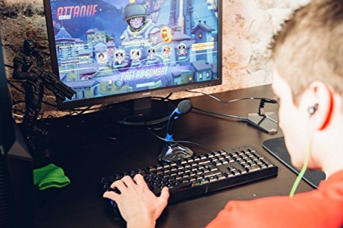 KLIM Chroma RGB Gaming Tastatur wasserdicht für PC MAC PS4 DE-Layout