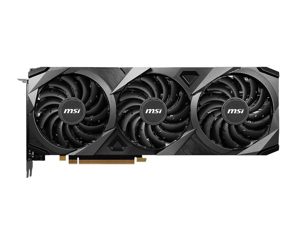 MSI VENTUS 3X 8G OC GeForce RTX 3070 Ti 8 GB GDDR6X, HDMI 2.1, 3x DisplayPort 1.4a, 3x Lüfter, 290 W, 2x 8‑Pin, PCIe 4.0