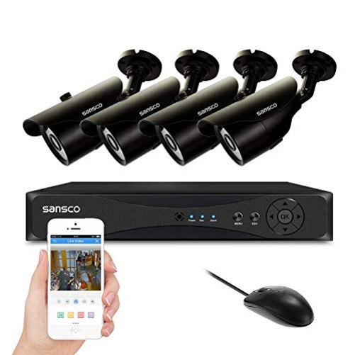 Digitaler Videorekorder (DVR) und Netzwerk-Videorekorder (NVR) Kombigerät, 4 Kanal