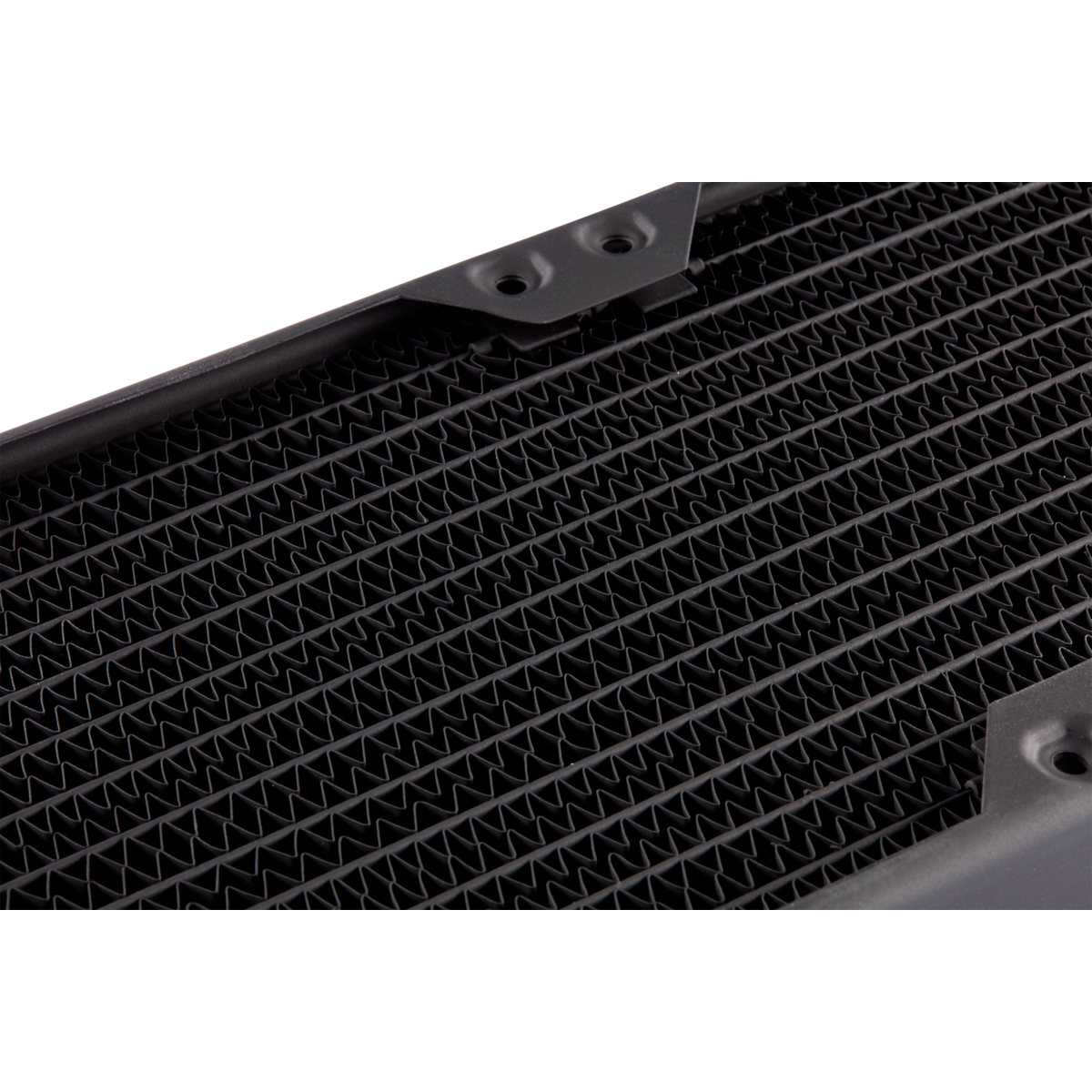 Corsair CX-9030001-WW Radiator-Block für Wasserkühlung, Messing & Kupfer, 1/4" Anschluss, Schwarz, 160 x 30 x 120 mm