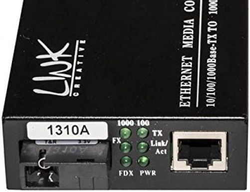 Link lkmcsmw Paar Media Converter 10/100/1000 Singlemode WDM 1 Faser bidirektionale 1310/1550nm