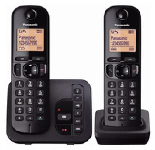 Panasonic KX-TGC222GB Telefon DECT-Telefon Schwarz Anrufer-Identifikation - Plug-Type C (EU)