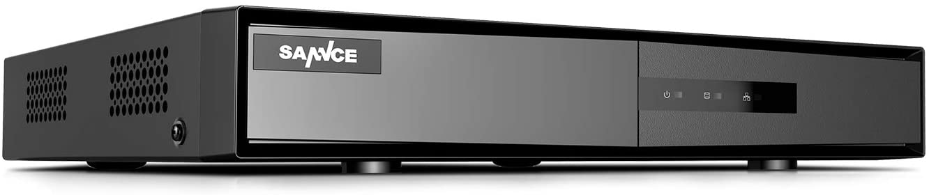 SANNCE 8-Kanal CCTV DVR Recorder, 1080p Lite verdrahtet Home Security Überwachungssystem DVR Digital Video Recorder, Überwachung Standalone CCTV unterstützt 5-in-1 CVBS/AHD/TVI/IP-Kamera (keine Festplatte)
