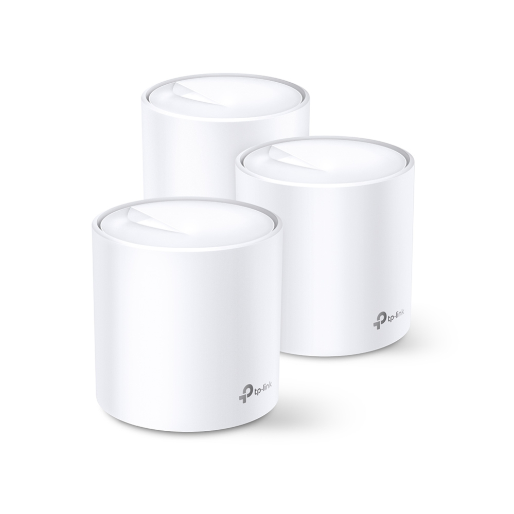 TP-Link Deco X60 AX3000 Wi-Fi 6 Mesh Dual Band WLAN Router & Repeater up to 650m² White 3er Pack v2.0