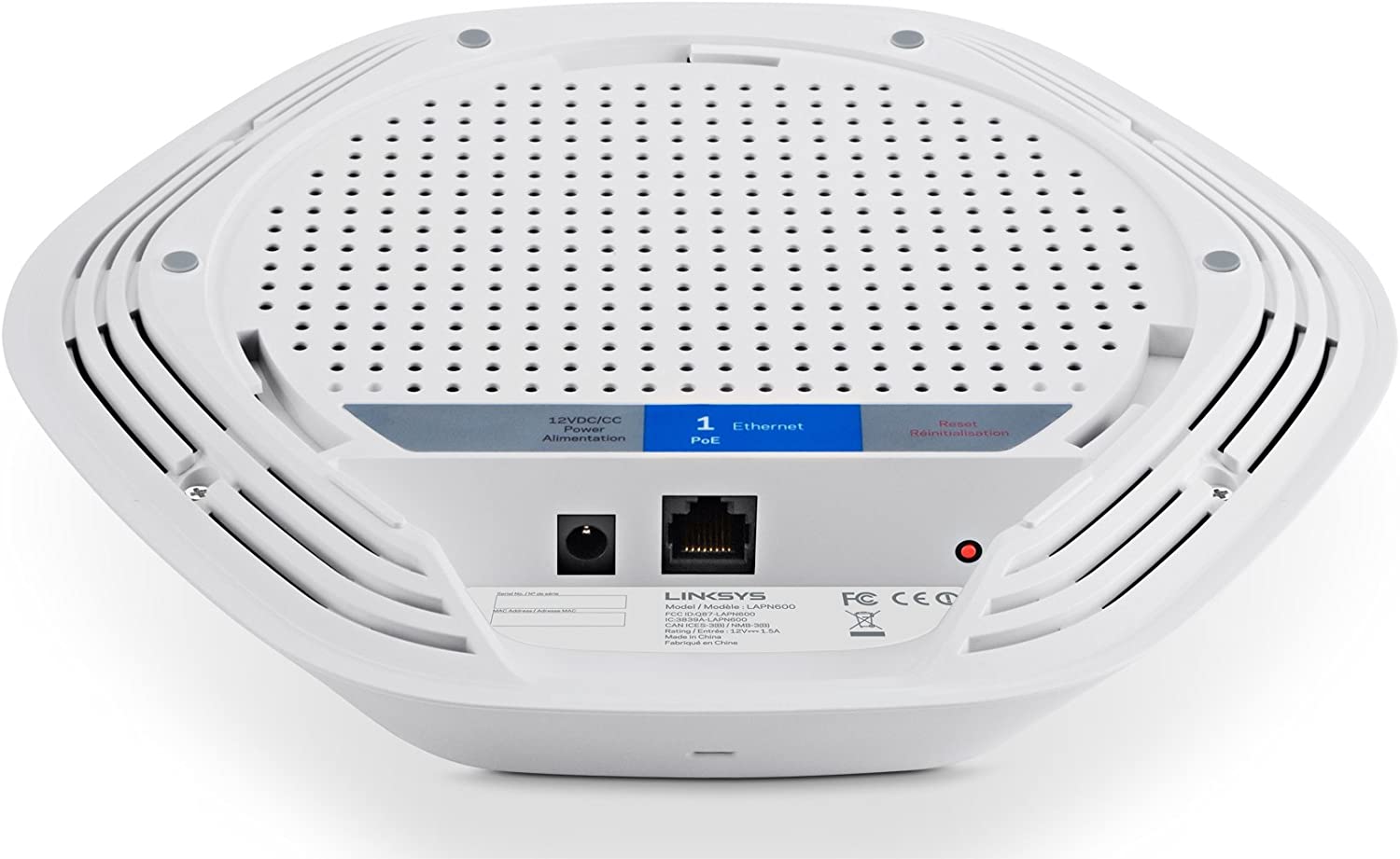 Linksys LAPN-600-EU N600 Access Point 600 Mbit/s PoE MIMO 2x2 Dual Band weiss
