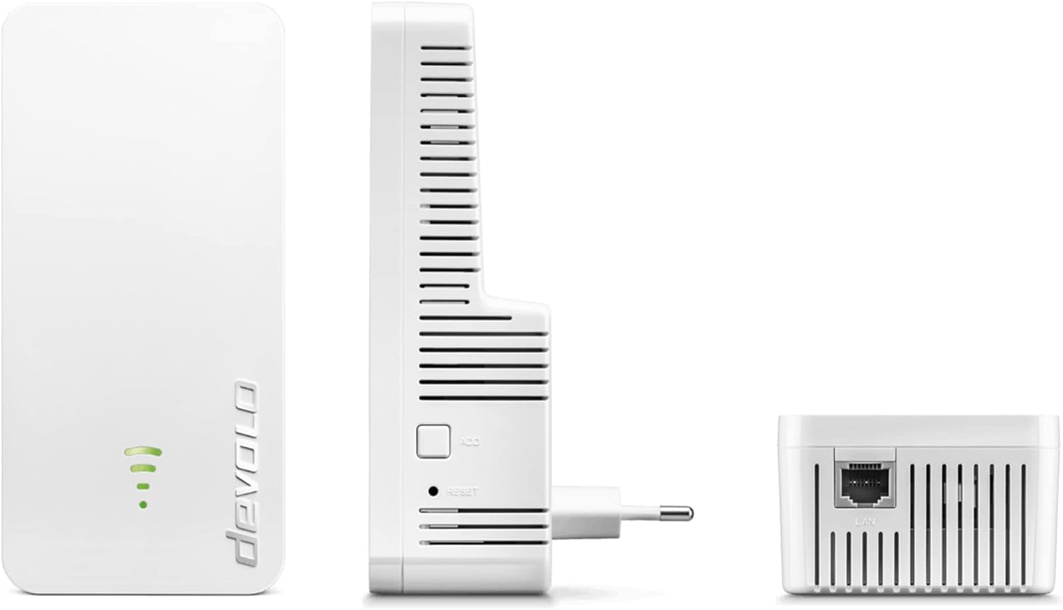 devolo WiFi 6 Repeater 3000, WLAN Repeater - bis zu 3.000 Mbit/s, Mesh Repeater, WLAN Verstärker, 1x Gigabit-LAN, WiFi Repeater, WLAN Access Point, weiß Wifi 6 3.000