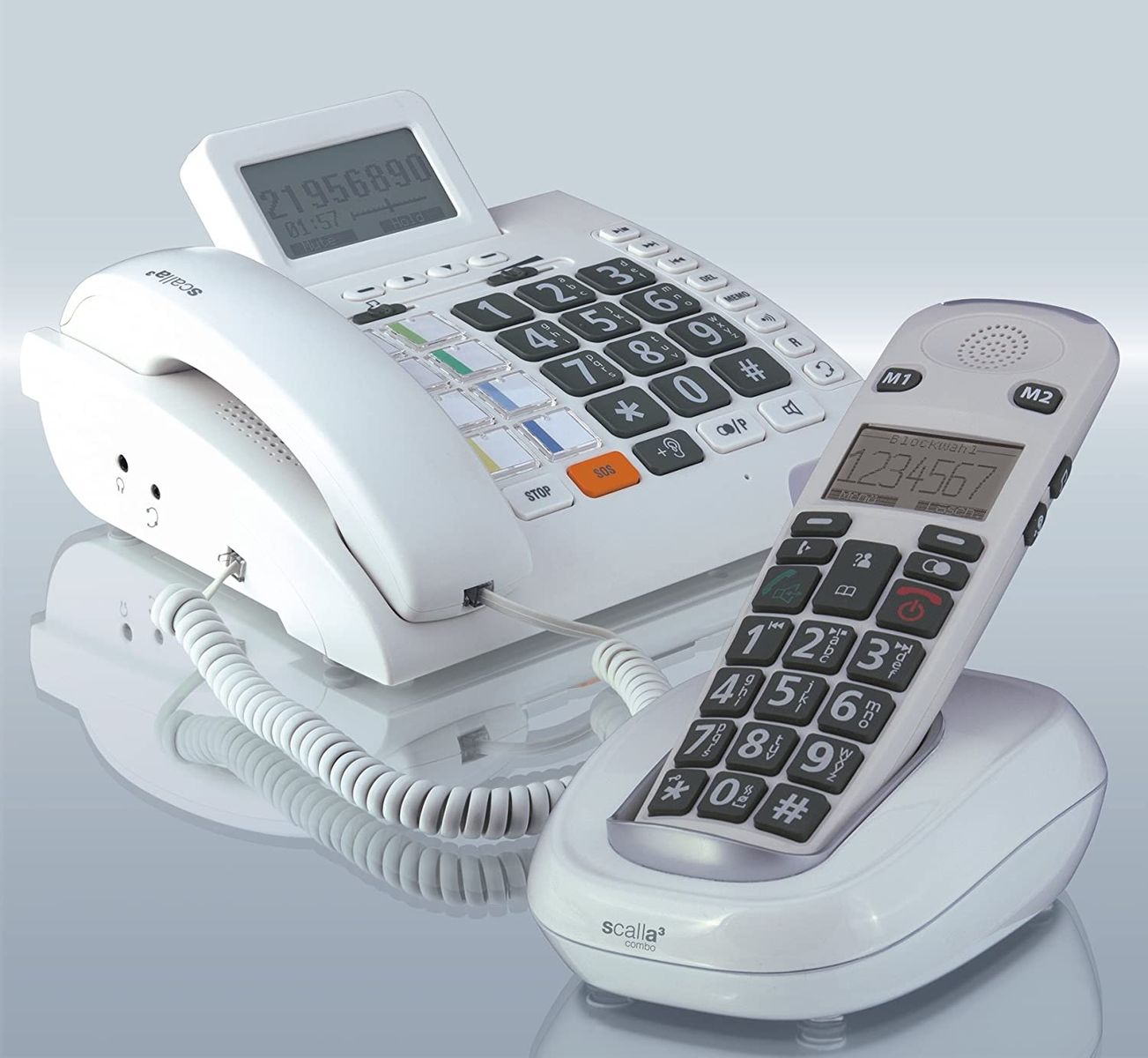 Humantechnik Scalla 3 Combo Großtasten-Verstärkertelefon