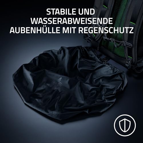 Razer Rogue V3 Rucksack Lässig Schwarz Polyester, Notebookfach 43,2 cm (17"), Unisex, Wasserfest, Seitentasche