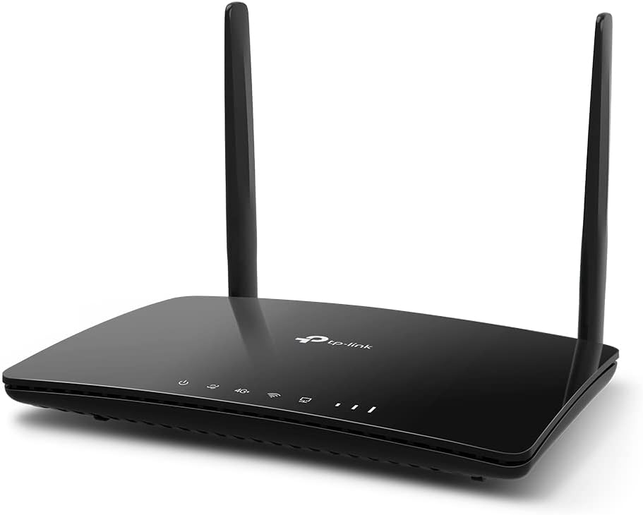 TP-Link Archer MR550 LTE Router, 4G+ Router unterstützt SIM Karten, 4G+ Cat6 bis zu 300Mbps, WLAN Dual-Band AC1200, Gigabit-LAN/WAN-Anschlüsse, Plug and Play