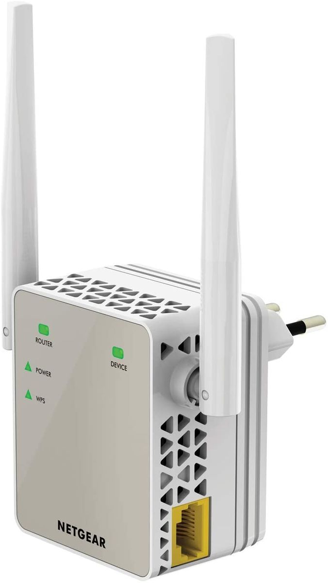 Netgear EX6120-100PES AC1200 WiFi Repeater Dual Band WiFi Signal Amplifier and Booster