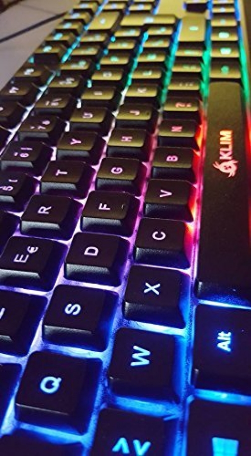 KLIM Chroma Gaming Keyboard Wired USB High Performance (FRA Layout - AZERTY)