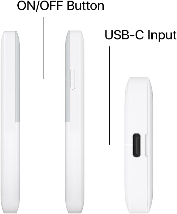 Huawei E5586-326 Mobiler 4G Mobile WiFi Router, LTE, WLAN 300 Mbit/s, Akku 1500 mAh, USB, Weiß