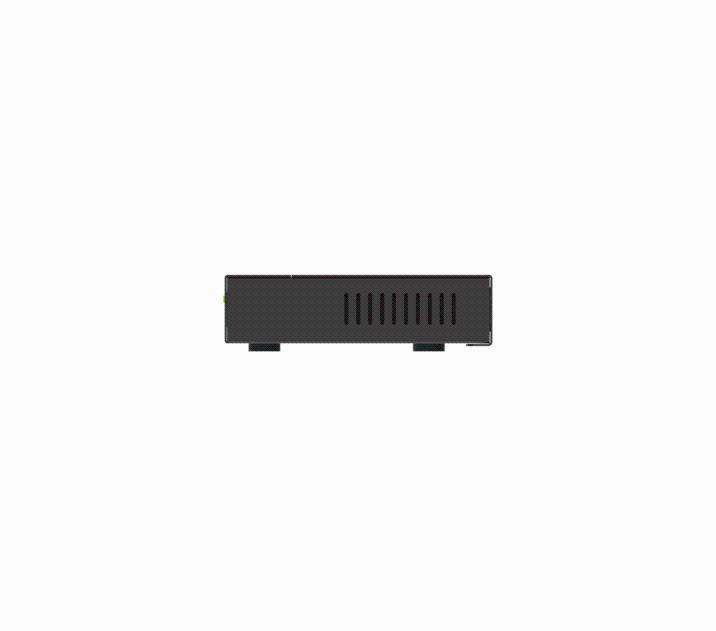 NETGEAR GS305P-300EUS Unmanaged 5-Port Gigabit Ethernet Switch, PoE 63W Gesamt, 30W/Port, Schwarz