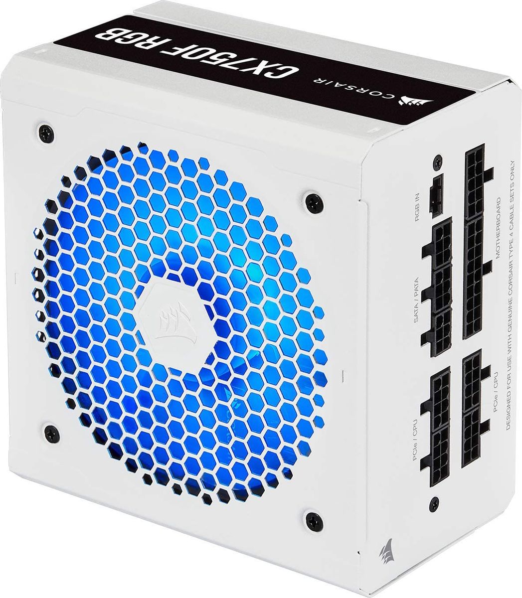 Corsair CX Series CX750F RGB Power Supply 750 W 24-pin ATX ATX