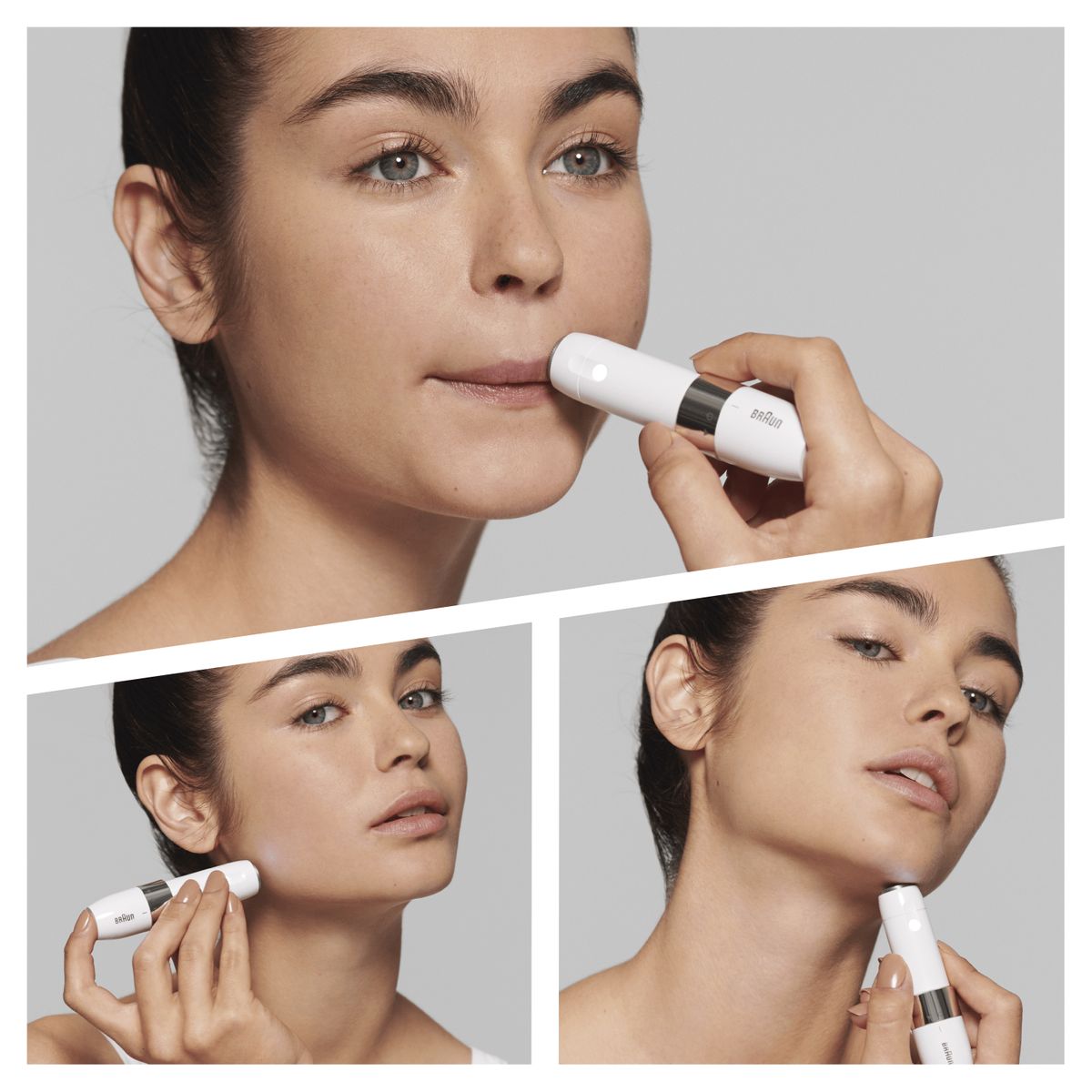 Braun Face Mini Hair Remover electric facial hair remover for women small shaver for fast gentle shaving upper lip chin cheeks for on the go smartlight FS1000