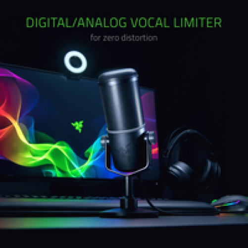 Razer Seiren Elite Gaming Microphone USB Streaming Broadcasting PC Black