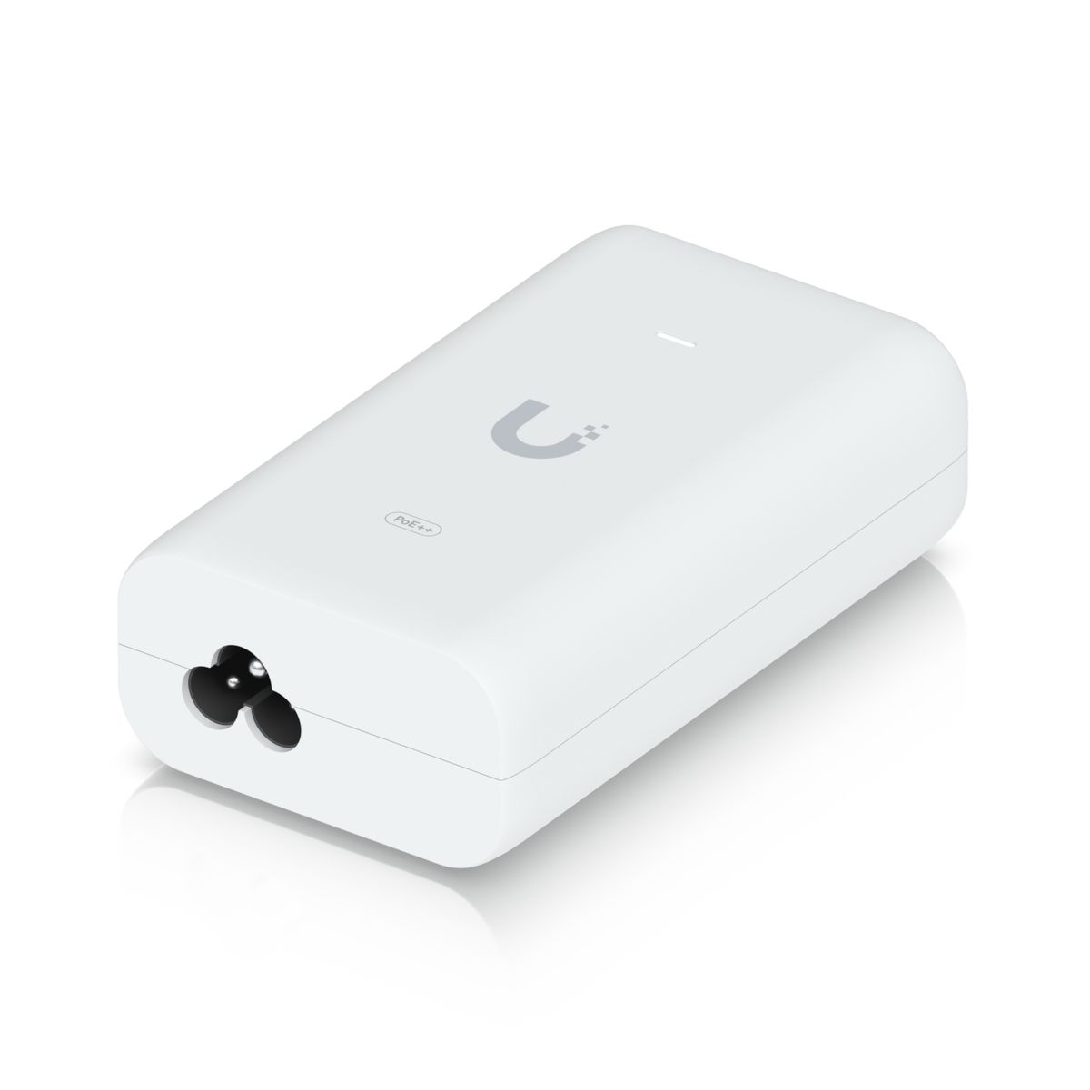 Ubiquiti U-POE++ PoE-Injektor, Gigabit Ethernet, 48 V, 60 W, IEEE 802.3at, Weiß, EU