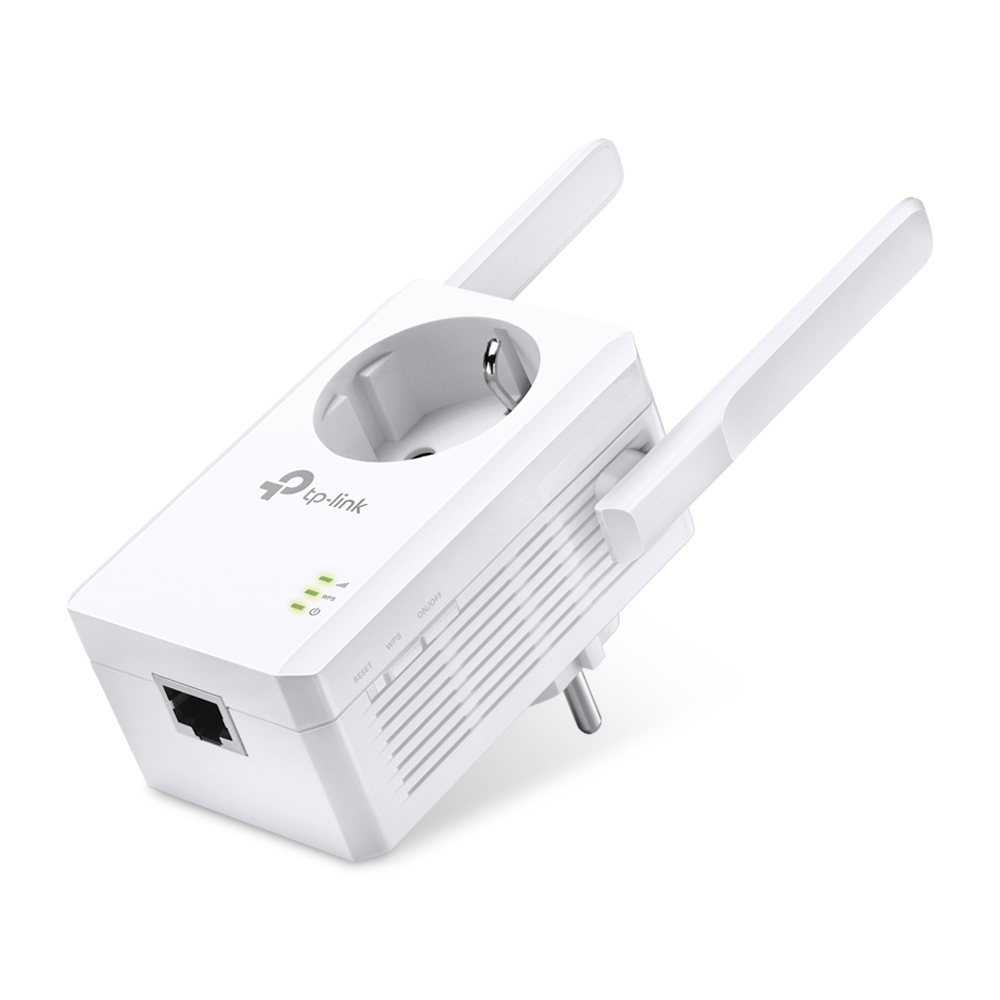 TP-Link 300 Mbit/s-WLAN-Repeater mit integrierter Steckdose