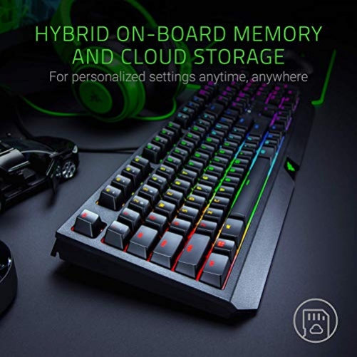 Razer BlackWidow Gaming Keyboard Green Switches Chroma RGB USA Layout QWERTY ISO