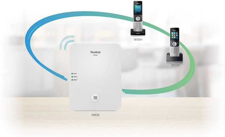 Yealink SIP-W56H DECT-Telefon-Mobilteil Anrufer-Identifikation