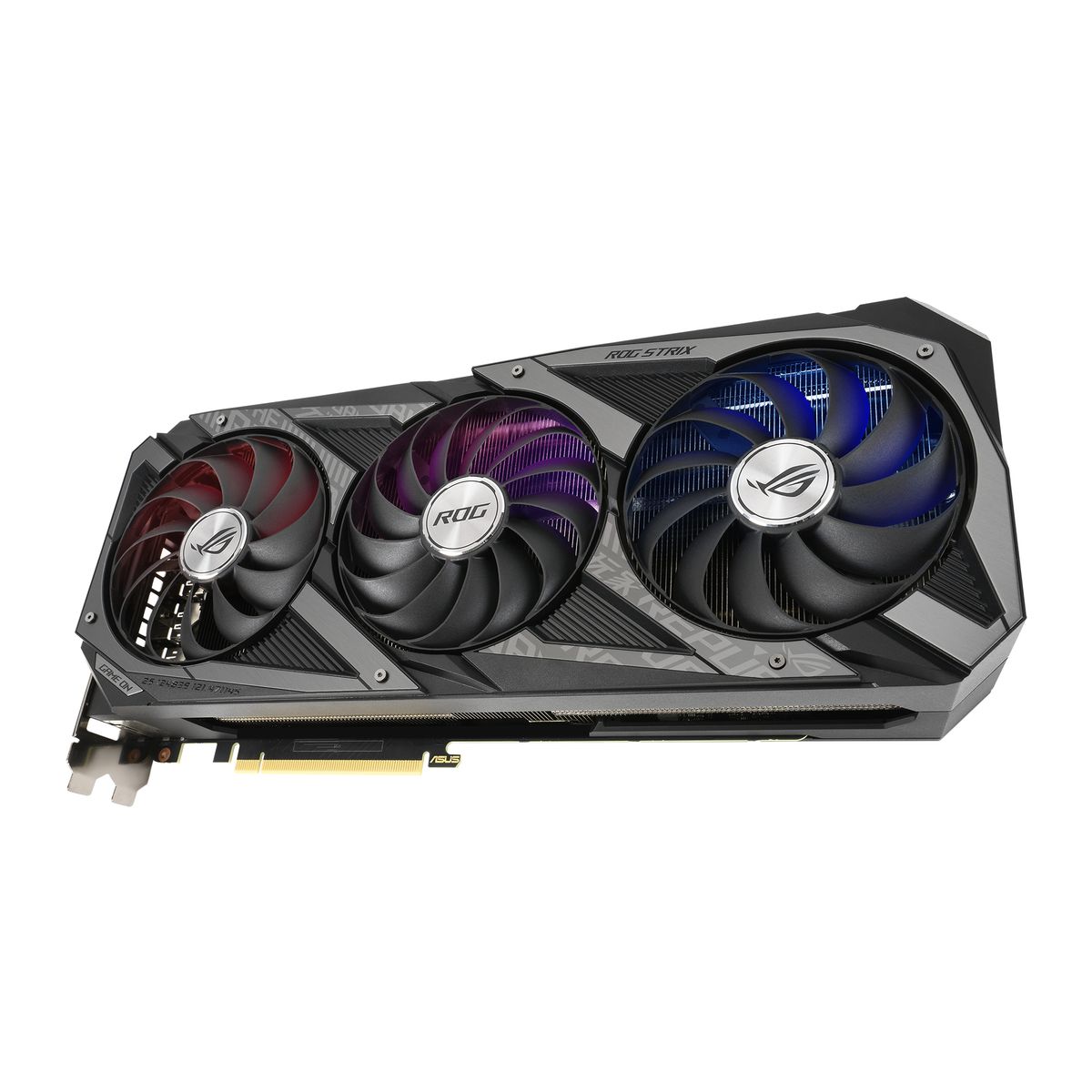 ASUS ROG Strix GeForce RTX 3070 Ti 8 GB GDDR6X Gaming Grafikkarte, PCIe 4.0, HDMI 2.1, 3x DisplayPort 1.4a, 3x 8‑Pin, 2,9-Slot, RGB