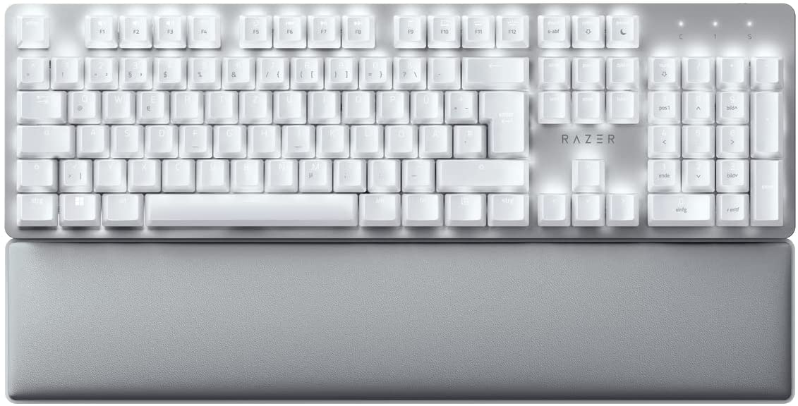 Razer Pro Type Ultra Gaming Keyboard Dual Wireless Yellow Switches DE-Layout