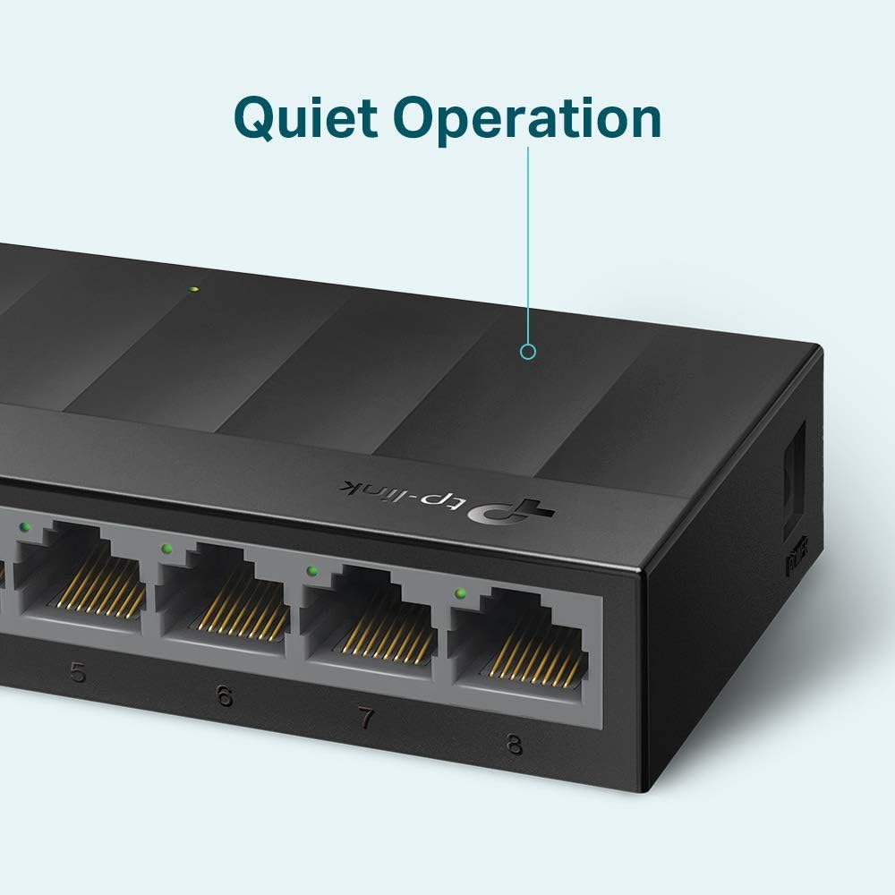 TP-Link 8-Port Desktop Switch (10/100/1000Mbit/s) V2