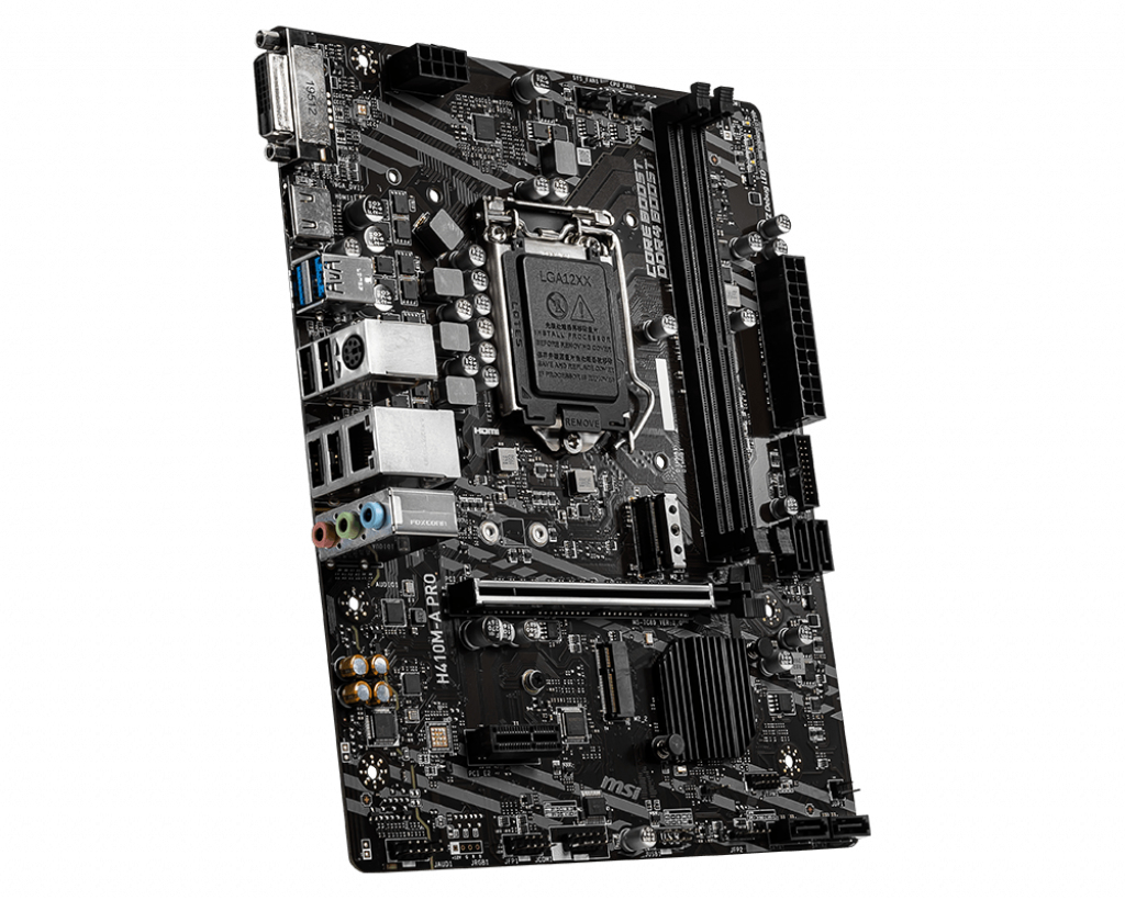 MSI H410M-A PRO mATX Mainboard Sockel 1200 M.2/HDMI/DVI/USB3.2(Gen1)