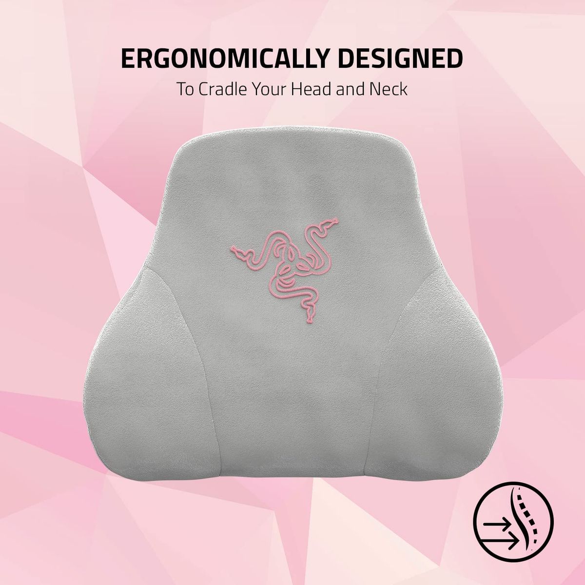 Razer Head Cushion Nacken- & Kopfkissen für Gaming Stühle pink