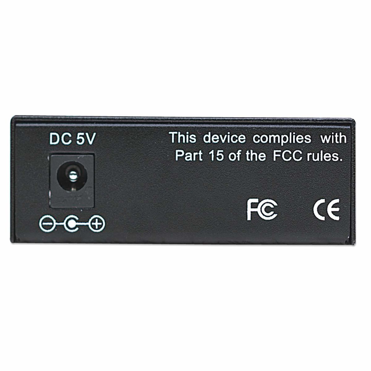 Intellinet 506502 Fast Ethernet Medienkonverter, 10/100Base-TX auf 100Base-FX (SC), Multimode, 2 km, 1310 nm, 5 V DC, EU Stecker
