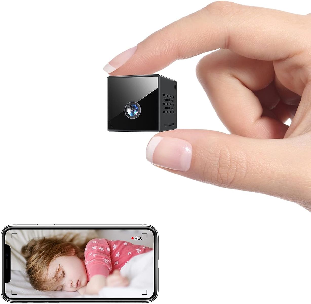 Baobang mini sicherheit 4k hd wifi mini live sicherheitskamera handy app für innenüberwachung