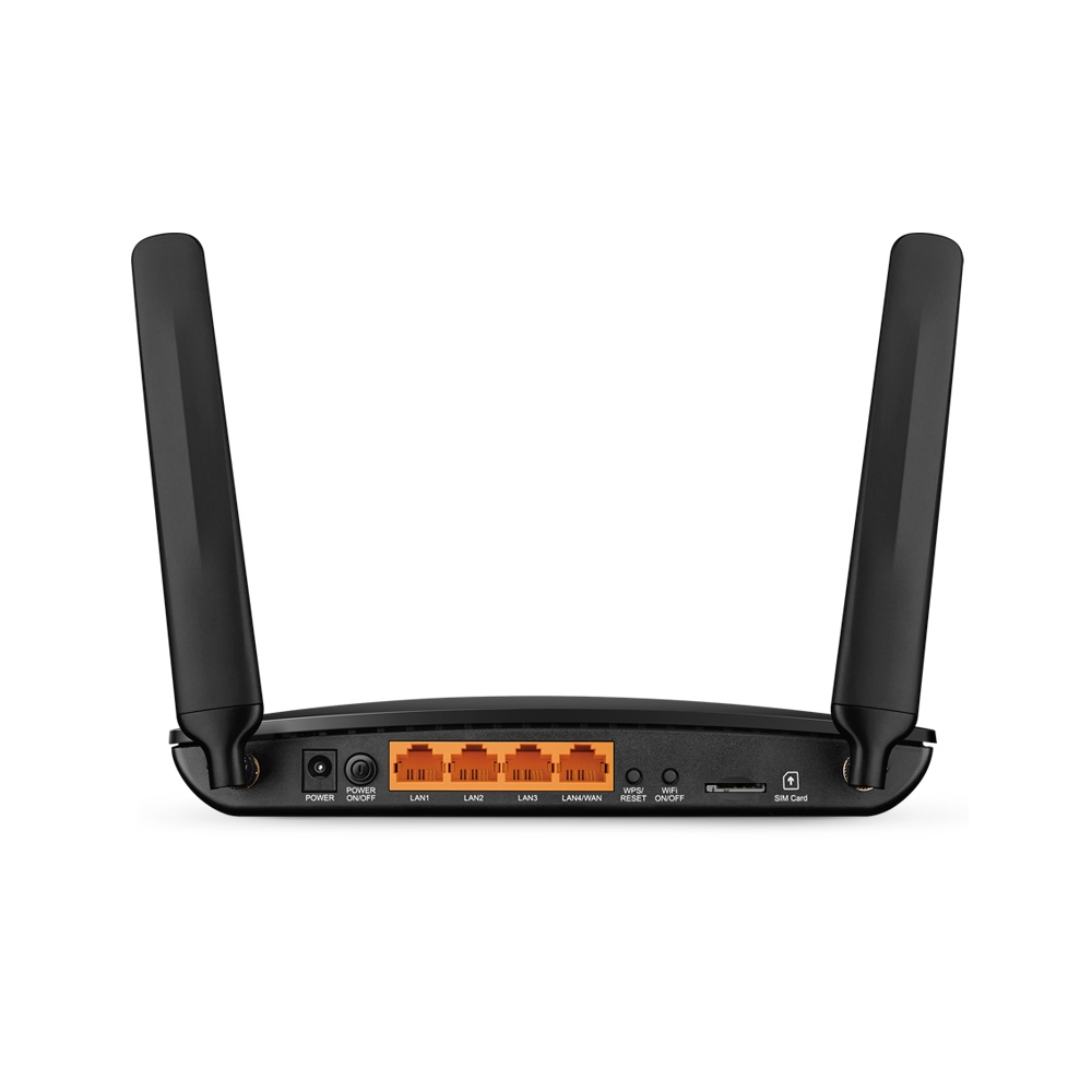 TP-Link Archer MR400 (SE) V4.0 AC1200 4G/LTE Dualband WLAN-Router mit SIM-Karten-Slot, 3x LAN, Ethernet-WAN, MicroSIM, Schwarz