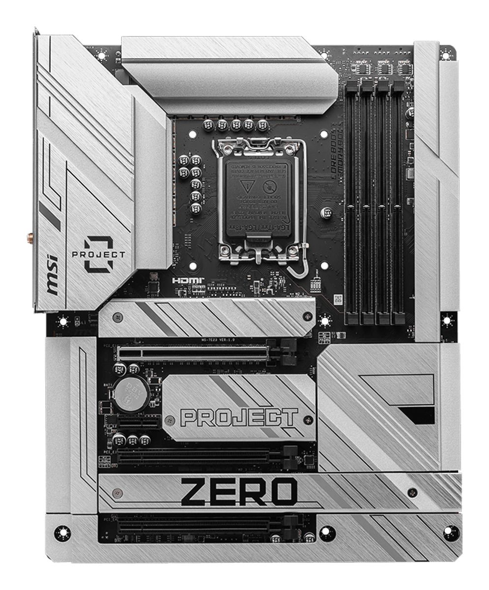 MSI Z790 PROJECT ZERO Motherboard Intel Z790 LGA 1700 ATX