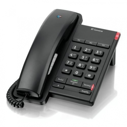 BT Converse 2100 Corded Telephone - Black