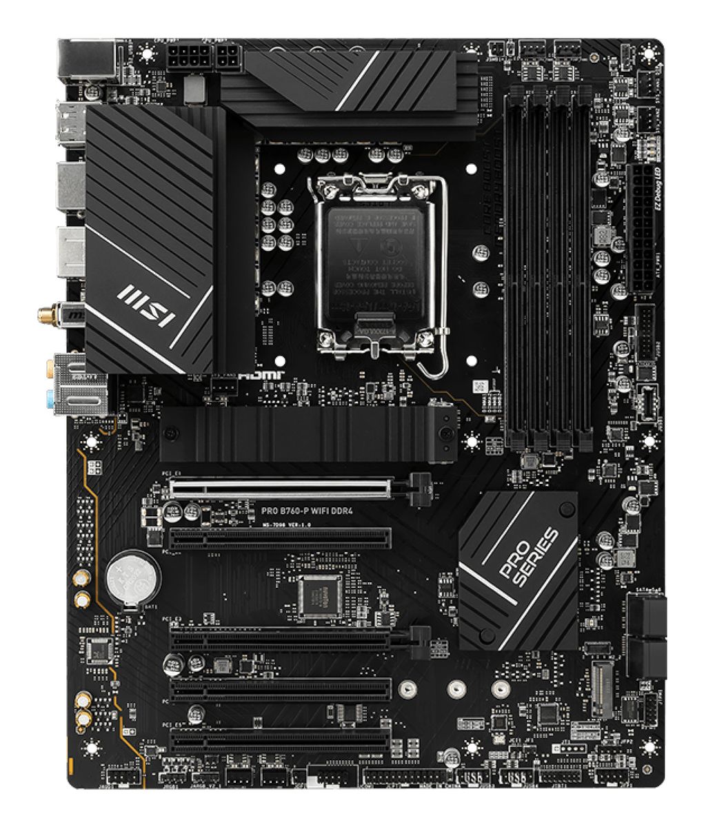 MSI PRO B760-P WIFI DDR4 Motherboard LGA 1700 ATX