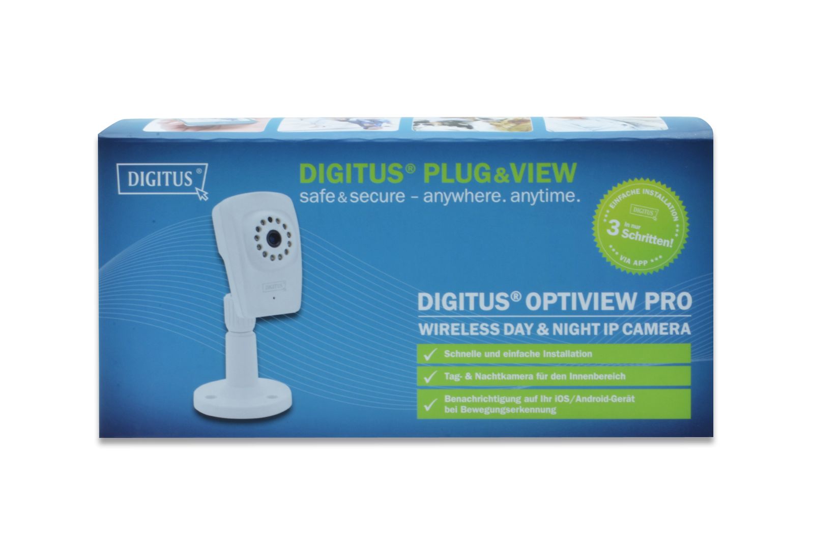 Digitus OptiView Pro WLAN/1MP/D&N/IN