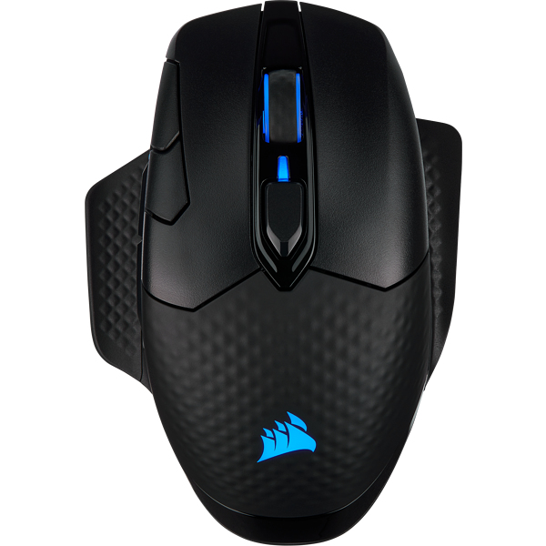 Corsair DARK CORE RGB PRO Maus Gaming rechts RF Wireless + Bluetooth + USB Type-A Optisch 18000 DPI