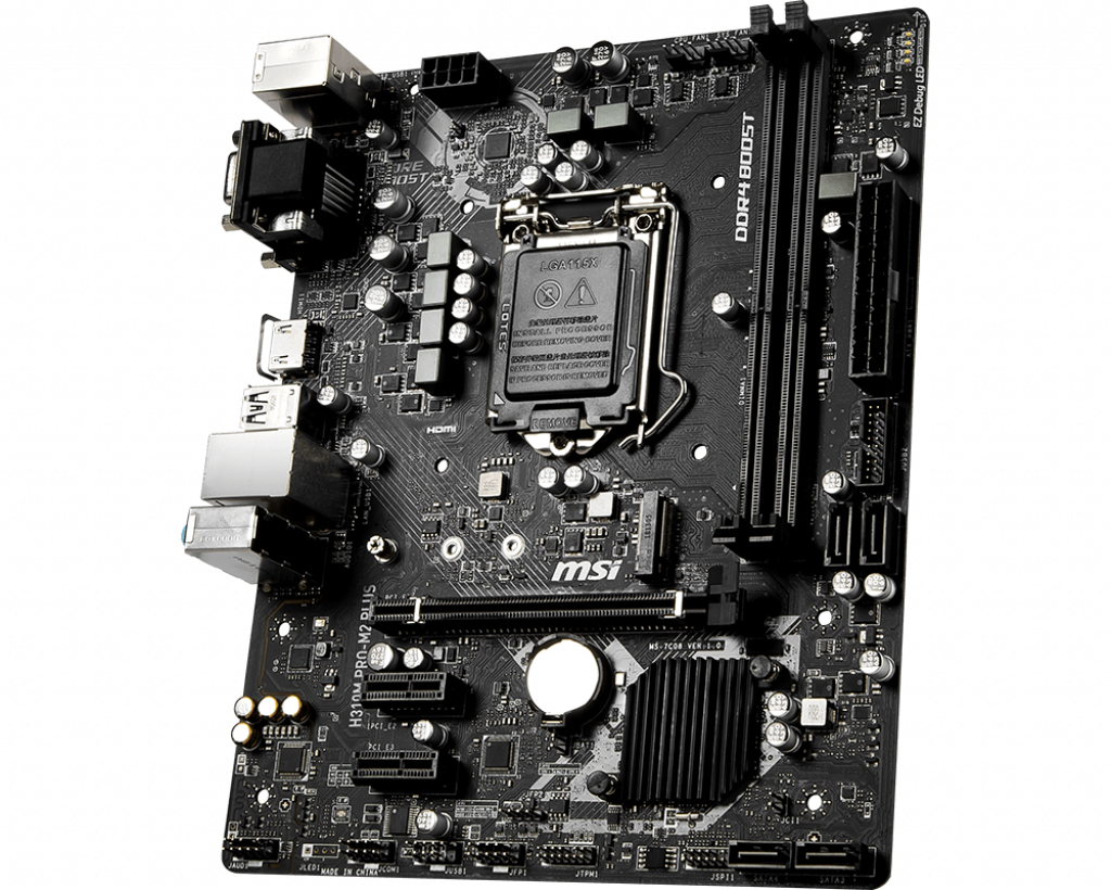 MSI H310M PRO-M2 PLUS Motherboard Intel® H310 LGA 1151 (Socket H4) micro ATX