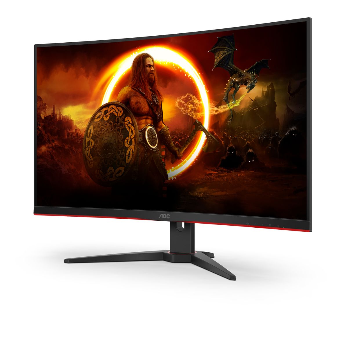 AOC G2 C32G2ZE/BK Computerbildschirm 80 cm 31.5" FHD  LED Rot