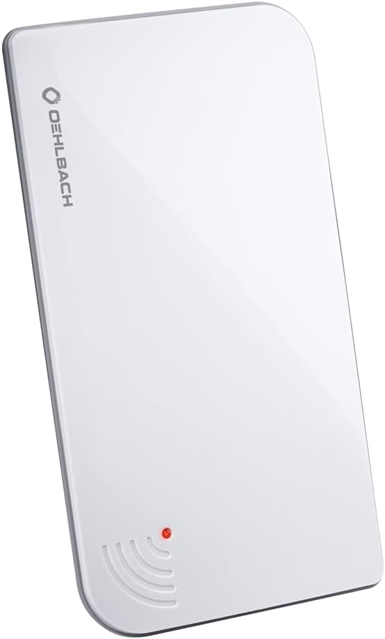 Oehlbach Scope Vision 5G DVB-T2 HD Antenne - Digitale Zimmerantenne - Aktiv DVB-T-Verstärker - Nachfolger unseres Testsiegers - Jetzt mit 5G Filter, weiß Weiß mit 5G Filter Single