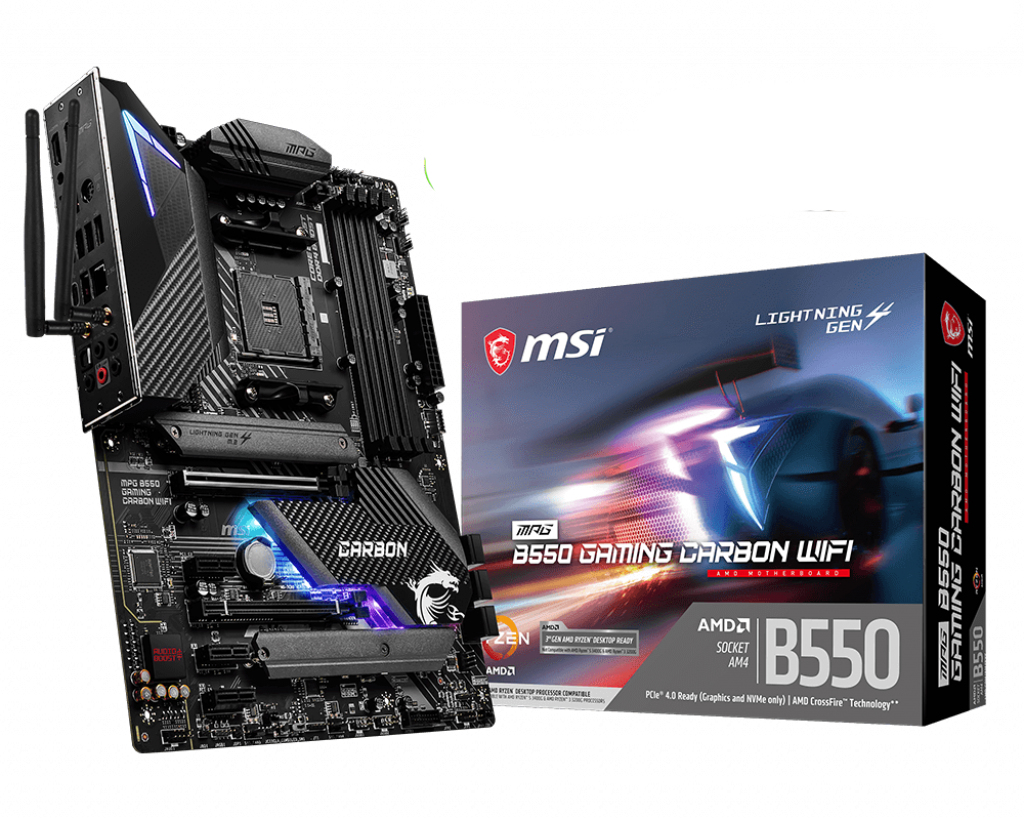 MSI Motherboard MPG B550 GAMING CARBON WIFI
