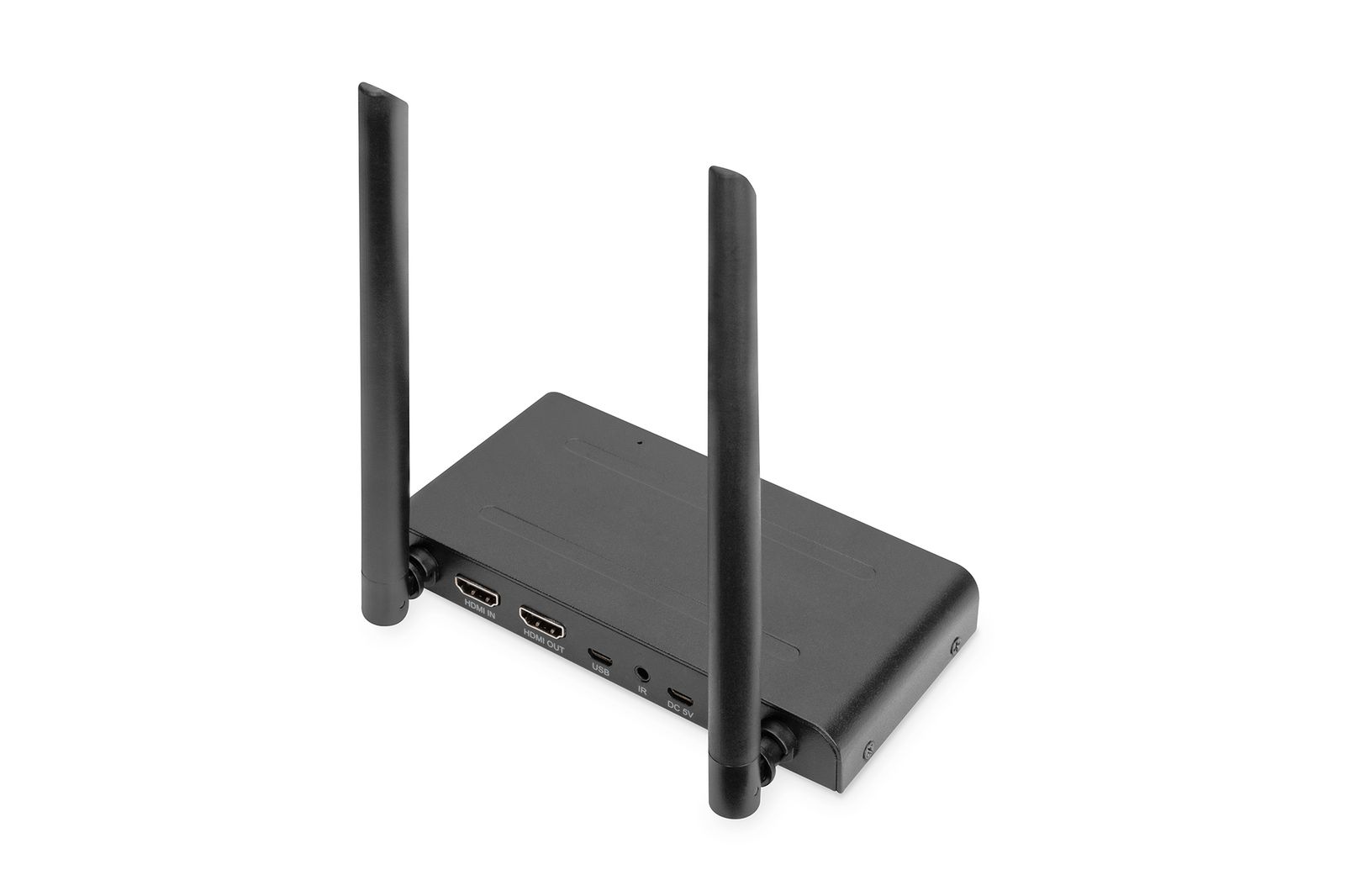 Digitus DS-55321 Wireless HDMI KVM Extender Set, 200 m, Full HD 1080p/60Hz, HDMI, USB KVM, HDMI Loop-Out, AES-128, WPA2