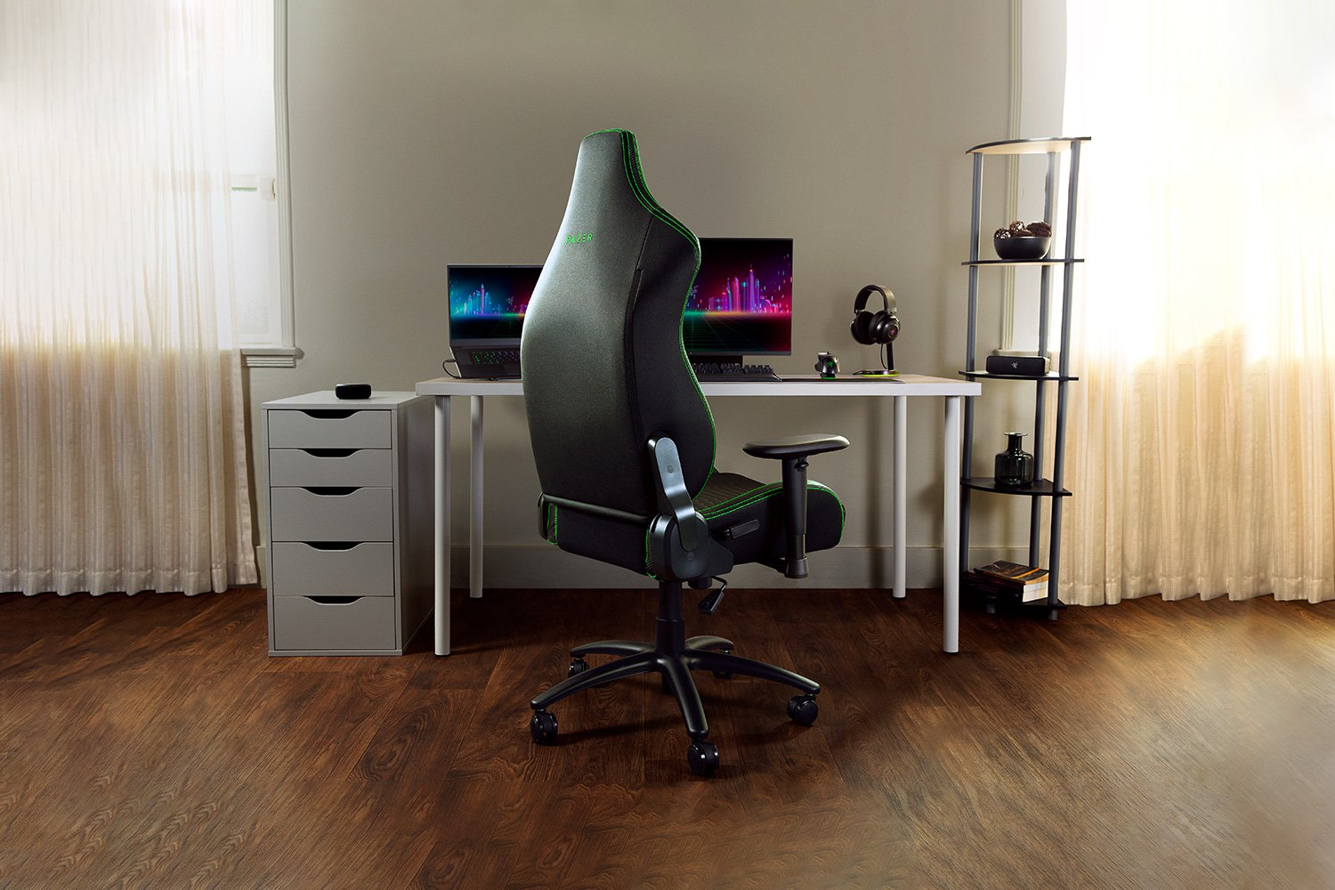 Razer Iskur X XL Ergonomic Gaming & Office Chair PVC < 180kg Black/Green