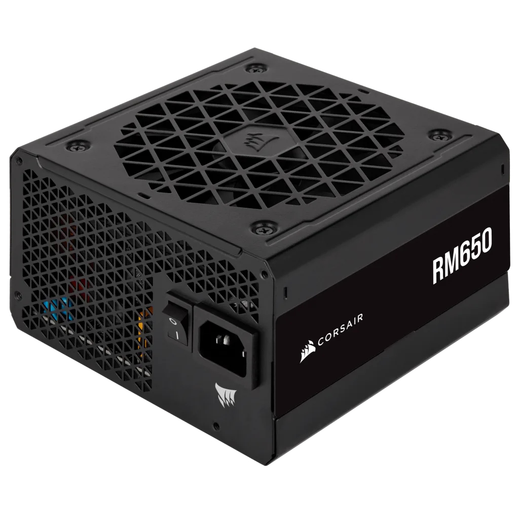 Corsair RM650 RM Series 650 W ATX Netzteil, 80 PLUS Gold, Vollmodular, 12 cm Lüfter, 24-pin ATX, Schwarz